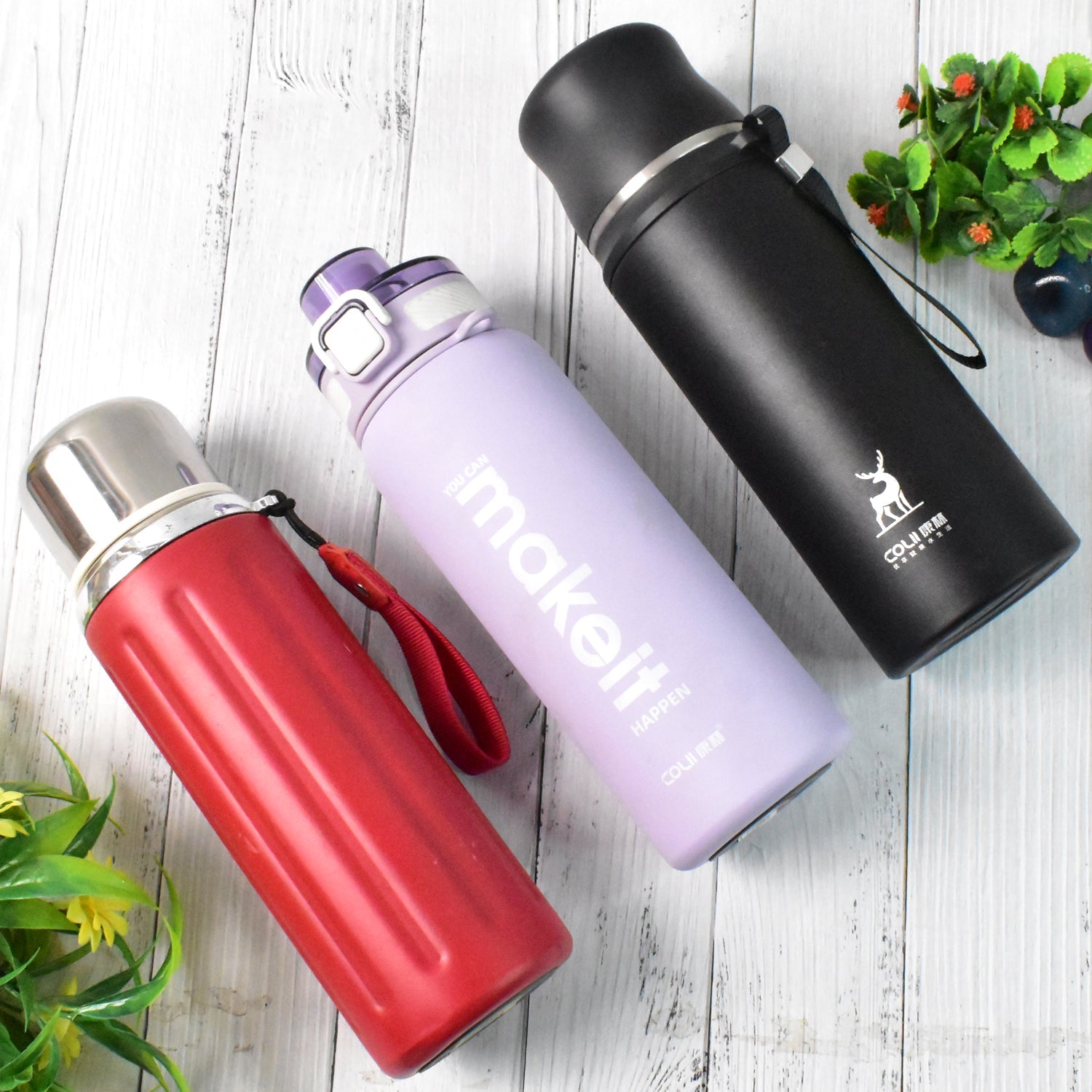 Stainless Steel Vacuum Insulated Water Bottle approx 800ml (1 Pc) Stainless Steel Vacuum Insulated Water Bottle approx 800ml (1 Pc)